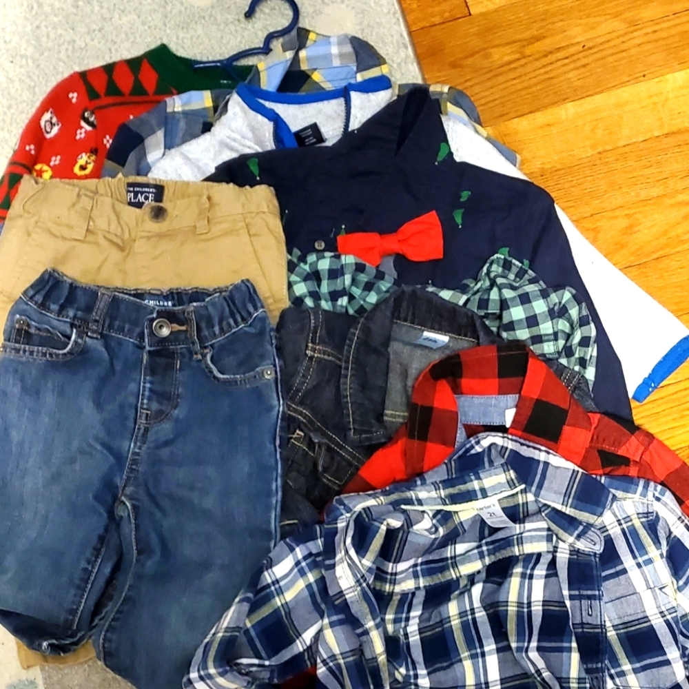 24 months to 2T Toddler Boys Fall Clothes Bundle
